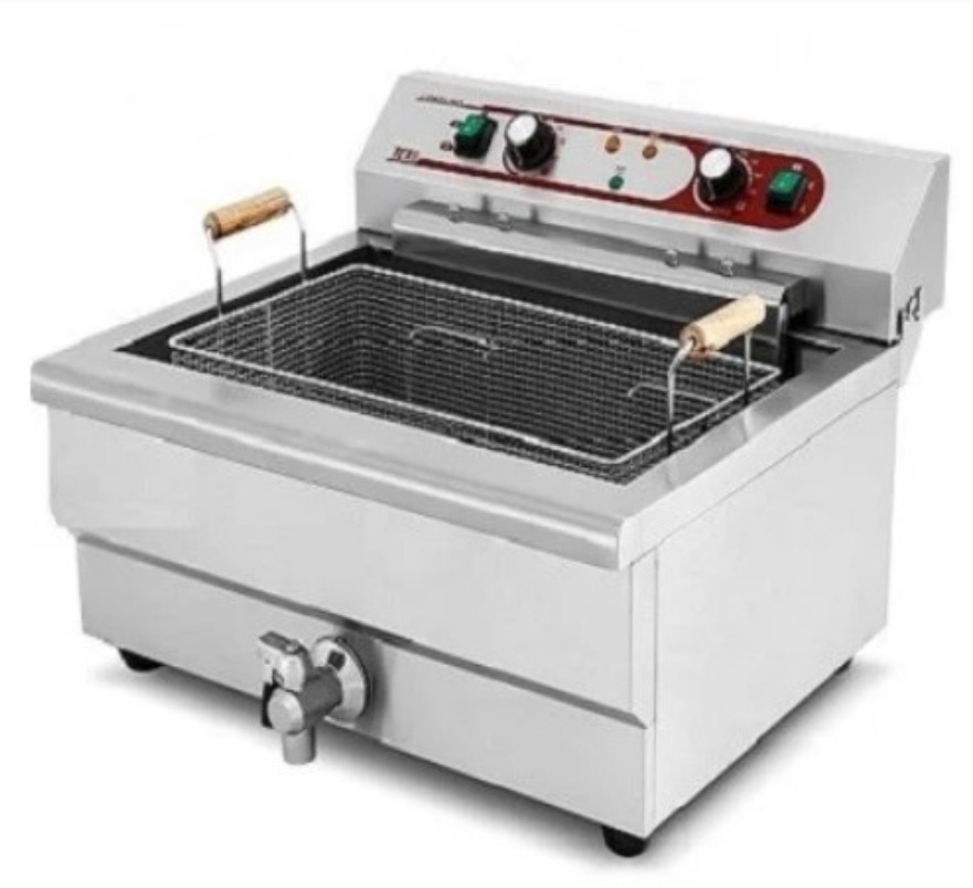 ציפסר גז רחב 30 ליטר תלת פאזי 5KW